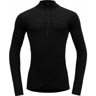 Devold Men's Lauparen Merino 190 Zip Neck Black