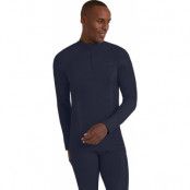 Men's Long Sleeve Zip Wool-Tech Space Blue