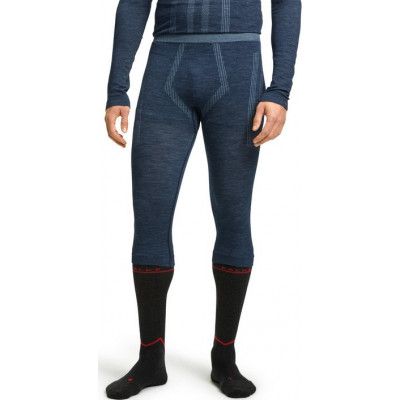 Falke Men's Long Tights Wool-Tech Space Blue