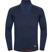 Urberg Men's Merino-Bamboo Base Layer Zip Top Dark Navy