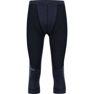 Ulvang Men's Merino Net 3/4 Pant  Black/Granite