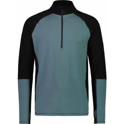 Mons Royale Men's Olympus Half Zip Burnt Sage / Black