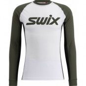 Swix Men's RaceX Classic Long Sleeve Bright White/ Olive
