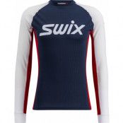 Swix Men's RaceX Classic Long Sleeve Dark Navy/Bright White
