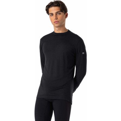 super.natural Men's Tundra175 Long Sleeve Jet Black