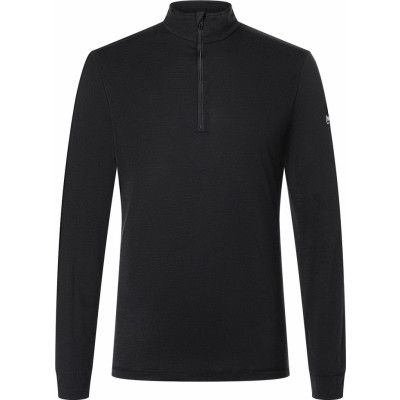 super.natural Men's Tundra175 Zip 1/4 Jet Black
