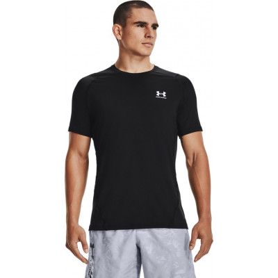Under Armour Men's UA HG Armour Fitted Short Sleeve Black