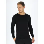 Merino Long-T M Black, Black, L, Underställ