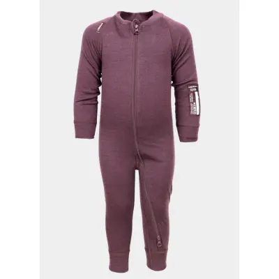 Merino Overall, Dry Rose, 74-80,  Ullunderställ