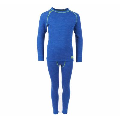 Merino Set Junior, Blue/Green, 170,  Lindberg