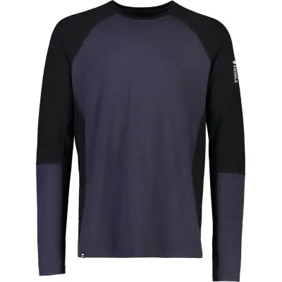 Mons Royale Men's Olympus Long Sleeve Black/Iron