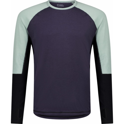 Mons Royale Men's Olympus Long Sleeve Dew/9 Iron/black