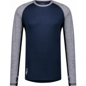 Mons Royale Men's Temple Tech LS Grey Heather/midnight