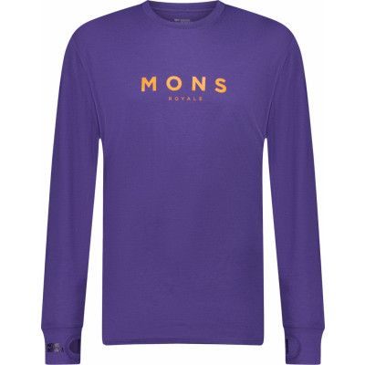 Mons Royale Men's Yotei Classic Longsleeve Violet