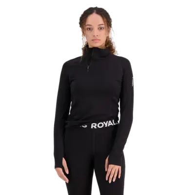 Mons Royale Olympus 3,0 Half Zip Women dam merino-underställ