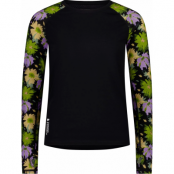 Mons Royale Women's Bella Tech Long Sleeve Alpine Bloom/black