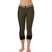 Mons Royale Women's Cascade Merino Flex 200 3/4 Legging Dark Olive