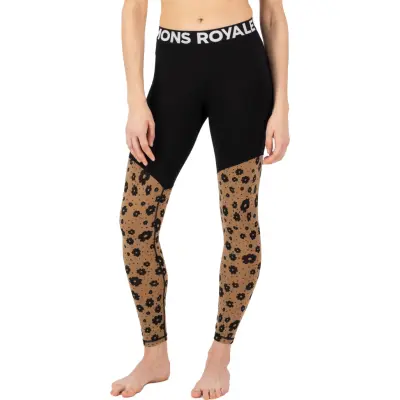 Mons Royale Women's Cascade Merino Flex 200 Legging Aoraki Lily Toffee