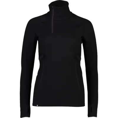 Mons Royale Women's Olympus Half Zip Black