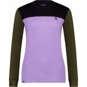 Mons Royale Women's Yotei Longsleeve Lupin/dark Olive/black