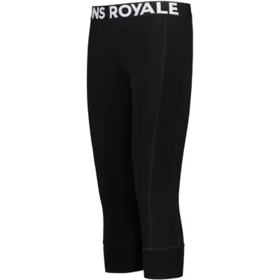 Mons Royale W's Cascade Merino Flex 200 3/4 Legging Black