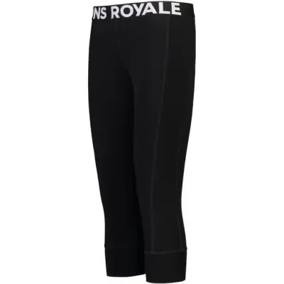 Mons Royale W's Cascade Merino Flex 200 3/4 Legging Black