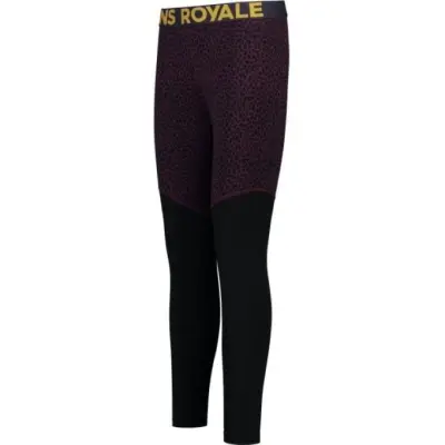 Mons Royale W's Cascade Merino Flex 200 Legging Winter Leopard