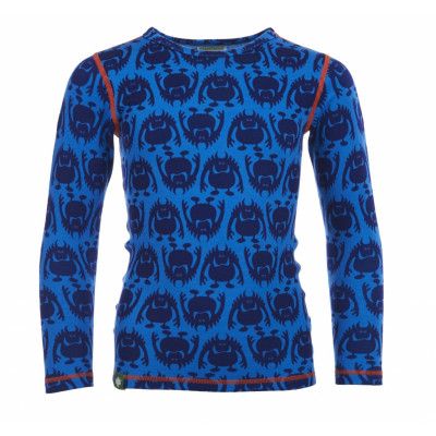 Monsterull Genser, Blue, 110,  Vossatassar