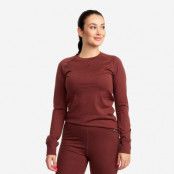 Mount Merino Long Sleeve Top - Dam - Earth, Storlek:3XL - Kläder>Tröjor