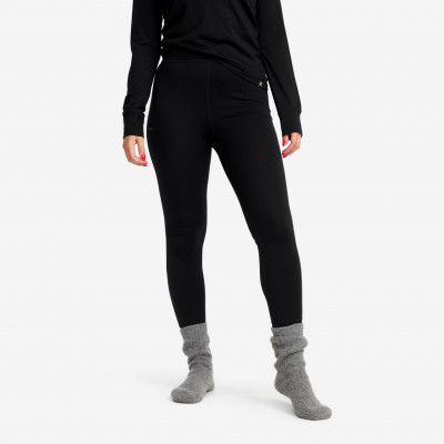 Mount Merino Pants - Dam - Black, Storlek:2XL - Underställ
