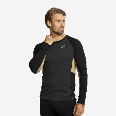 Movement Ls Top Herr Anthracite/Black, Storlek:S