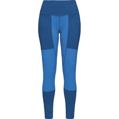 Haglöfs Natural Blend Tech Long Johns Women Baltic Blue/Nordic Blue