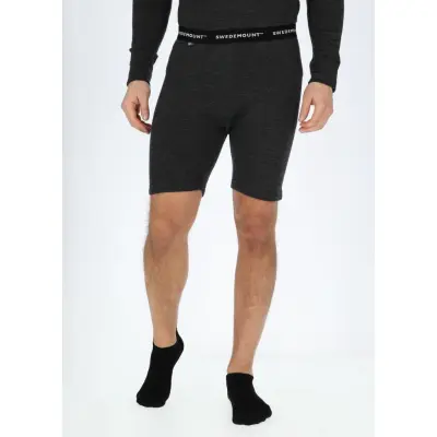 Nepal Merino Long Boxer, Charcoal Melange, Xl,  Ullunderställ