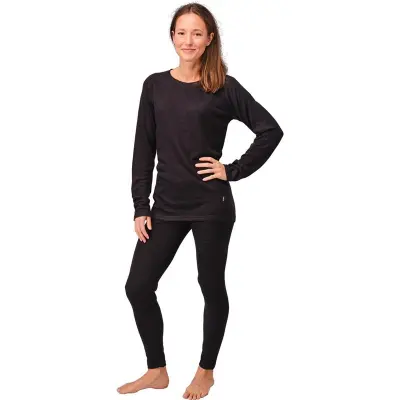 Nordfjell THE Merino Baselayer Set W Black Black M