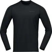 Norrøna falketind equaliserUll Long Sleeve M's Caviar Black