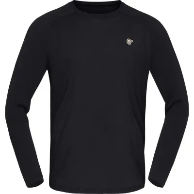 Norrøna Men's Femund PureUll Long Sleeve Caviar Black