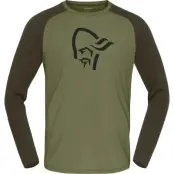 Norrøna Men's Femund PureUll Long Sleeve Loden Green