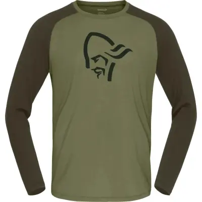 Norrøna Men's Femund PureUll Long Sleeve Loden Green