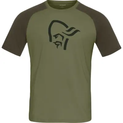 Norrøna Men's Femund PureUll T-Shirt Loden Green