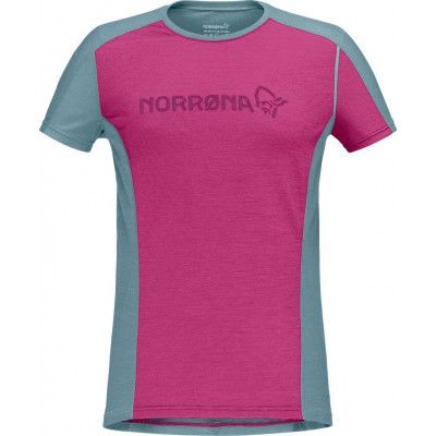 Norrøna Women's Falketind Equaliser Merino T-Shirt Festival Fuchsia