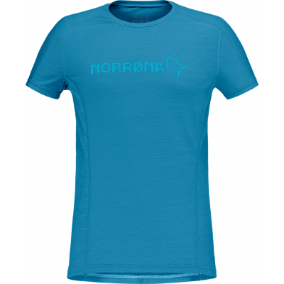 Norrøna Women's Falketind Equaliser Merino T-Shirt Hawaiian Surf