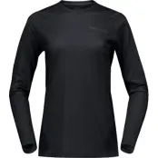 Norrøna Women's Falketind EqualiserUll Long Sleeve Caviar Black