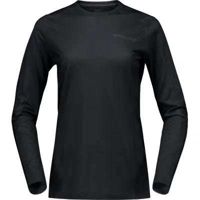 Norrøna Women's Falketind EqualiserUll Long Sleeve Caviar Black