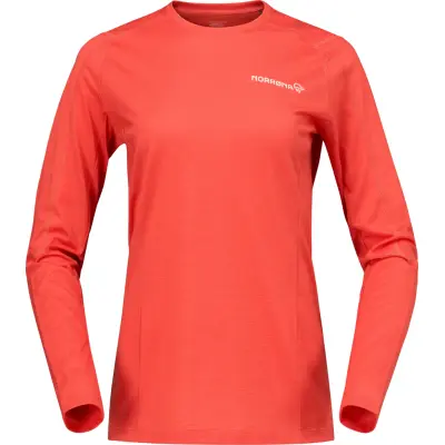 Norrøna Women's Falketind EqualiserUll Long Sleeve Paprika