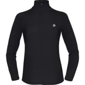Norrøna Women's Femund PureUll Zip Neck Caviar Black