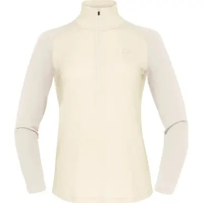 Norrøna Women's Femund PureUll Zip Neck Whisper White