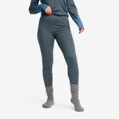 North Merino Pants - Dam - Moonlit Ocean, Storlek:2XL - Underställ