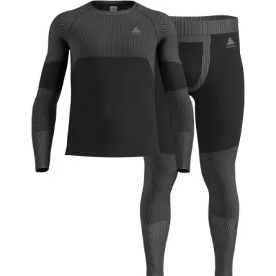 Odlo Fundamentals Performance Warm Set Long M Black Black S