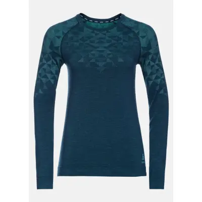 ODLO W Crew neck l/s KINSHIP P