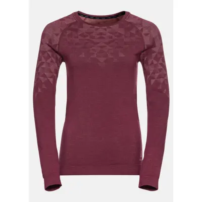 ODLO W Crew neck l/s KINSHIP P